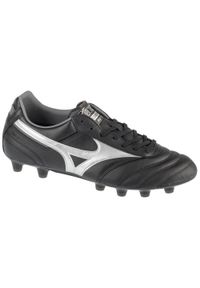Mizuno - Buty piłkarskie korki męskie, Morelia II Pro FG. Kolor: czarny. Materiał: materiał, syntetyk. Sport: piłka nożna
