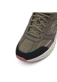 skechers - Skechers Sneakersy OAK CANYON VERKETTA 51898 OLBK Zielony. Kolor: zielony. Materiał: mesh, materiał