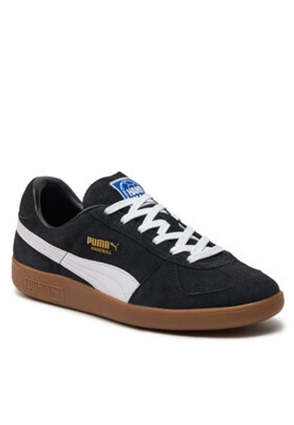 Puma Sneakersy Handball 106695-02 Czarny. Kolor: czarny. Materiał: zamsz, skóra. Sport: piłka ręczna