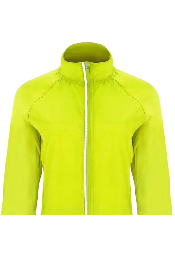 ROLY - Wiatrówka Damska Glasgow Packaway Slim. Kolor: żółty. Sport: turystyka piesza
