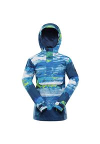 ALPINE PRO - Wodoodporna kurtka dziecięca Alpine Pro Zeredo White 164-170. Kolor: biały. Styl: sportowy. Sport: turystyka piesza, wspinaczka