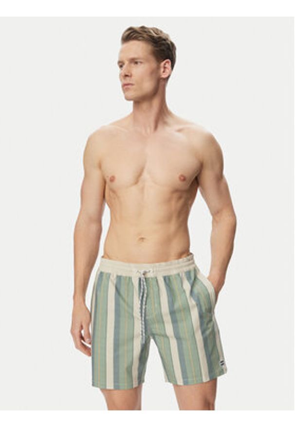Billabong Szorty kąpielowe Sundays 17 EBYJV00146 Zielony Regular Fit. Kolor: zielony. Materiał: syntetyk