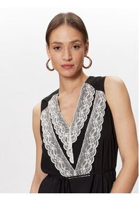 TwinSet - TWINSET Sukienka letnia 231TT2192 Czarny Regular Fit. Kolor: czarny. Materiał: syntetyk. Sezon: lato #3