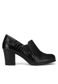 Clara Barson Półbuty WYL3205-1 Czarny. Kolor: czarny. Materiał: skóra