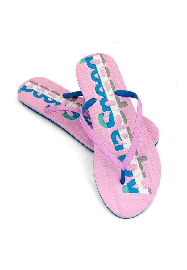 Japonki basenowe damskie Aqua Speed Moluki. Kolor: różowy. Styl: sportowy