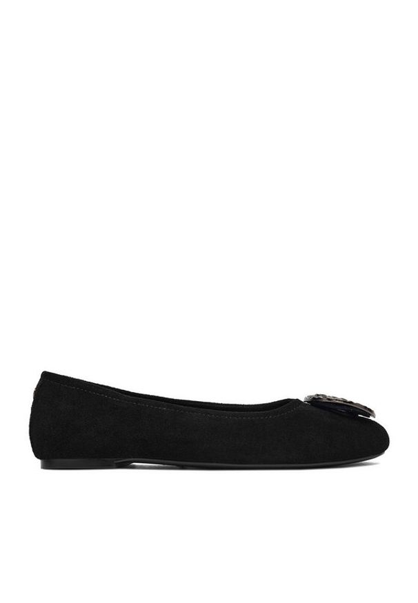 MEXX Baleriny EO-90183-1 Czarny. Kolor: czarny. Materiał: skóra, zamsz