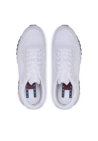 Tommy Jeans Sneakersy Runner Mix Material EM0EM01167 Biały. Kolor: biały. Materiał: materiał #5