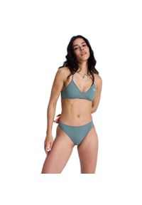 Roxy - Majtki bikini o średnim kryciu dla Kobiety SOLID ESSENTIALS Zielony. Kolor: zielony. Materiał: poliester, elastan, tkanina #1
