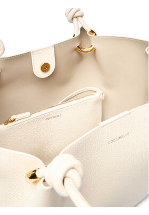 Coccinelle Torebka U07 Coccinellefinn E1 U07 11 02 01 Écru. Materiał: skórzane