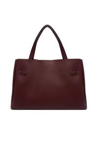 DKNY Torebka R52DAK43 Bordowy. Kolor: czerwony. Materiał: skórzane