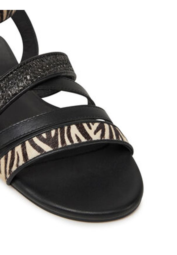 Bronx Sandały New-Skyler 85043-PW Czarny. Kolor: czarny. Materiał: skóra