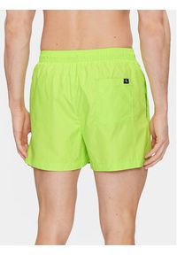 Calvin Klein Swimwear Szorty kąpielowe KM0KM00967 Zielony Regular Fit. Kolor: zielony. Materiał: syntetyk #3