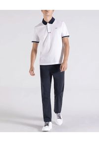 PAUL & SHARK - Biała koszulka polo z bawełny. Typ kołnierza: polo. Kolor: biały. Materiał: bawełna. Styl: klasyczny #3