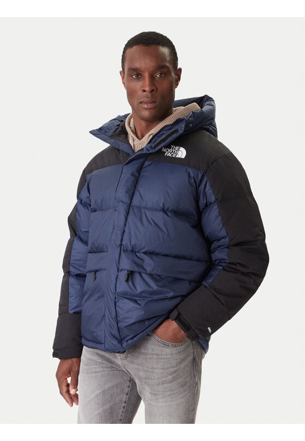 The North Face Kurtka puchowa Himalayan NF0A4QYX Granatowy Regular Fit. Kolor: niebieski. Materiał: syntetyk
