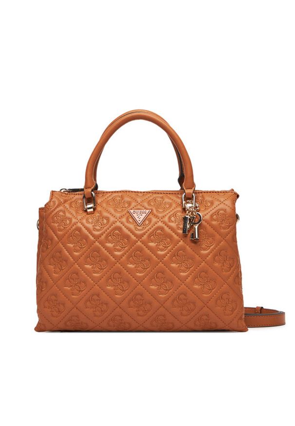 Guess Torebka Adelasia HWQL96 58060 Beżowy. Kolor: beżowy. Materiał: skórzane