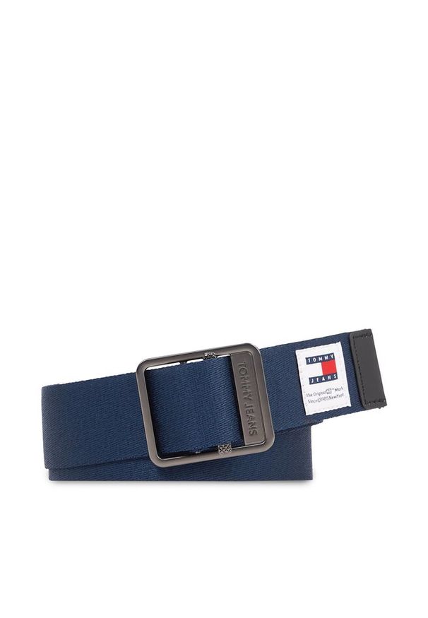 Pasek Męski Tommy Jeans. Kolor: niebieski