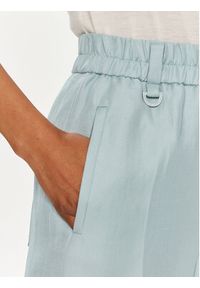 Marella Spodnie materiałowe Papiro 2413131085 Niebieski Relaxed Fit. Kolor: niebieski. Materiał: len, wiskoza #4