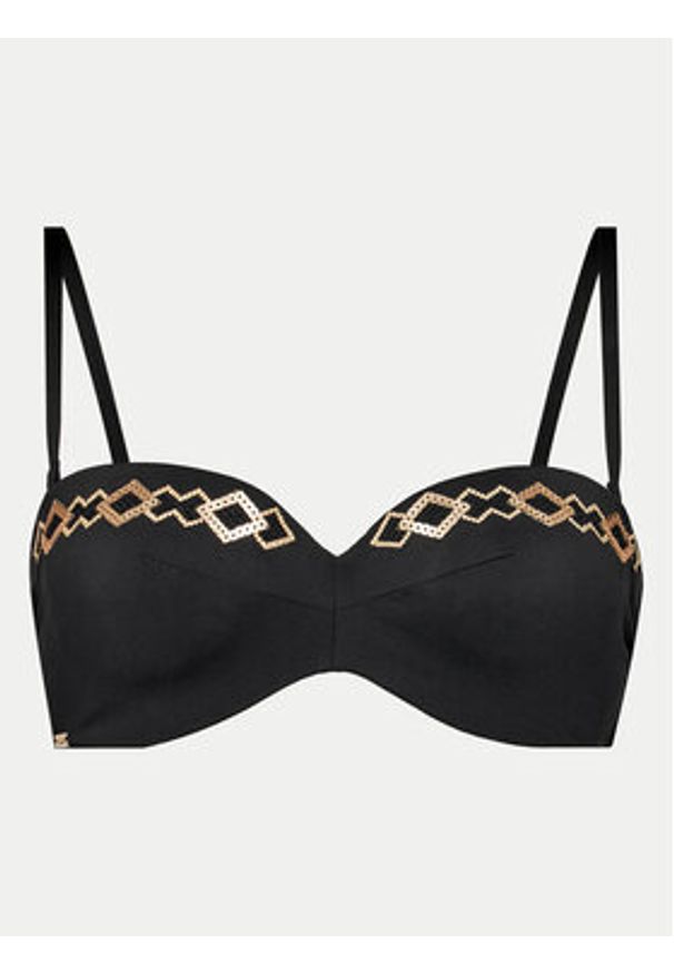 SELMARK - Selmark Góra od bikini BL316 Czarny. Kolor: czarny. Materiał: syntetyk