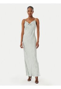 Calvin Klein Sukienka letnia LV044F011G Zielony jasny Regular Fit. Kolor: zielony. Materiał: wiskoza. Sezon: lato #1