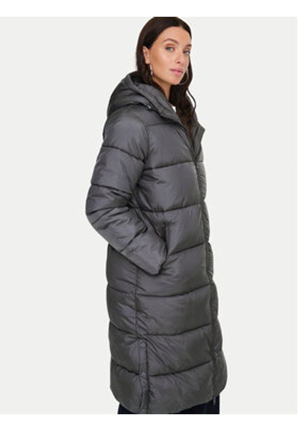 only - ONLY Kurtka zimowa Montana 15226559 Szary Relaxed Fit. Kolor: szary. Materiał: syntetyk. Sezon: zima
