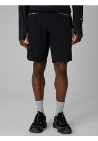 4f - 4F Spodenki trekkingowe szybkoschnące męskie - czarne 3XL. Kolor: czarny. Materiał: materiał, włókno, tkanina. Długość: długie. Sport: turystyka piesza #2