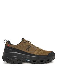 On Trekkingi Cloudrock Low Wp 3MF10251473 Khaki. Kolor: brązowy. Materiał: materiał. Sport: turystyka piesza