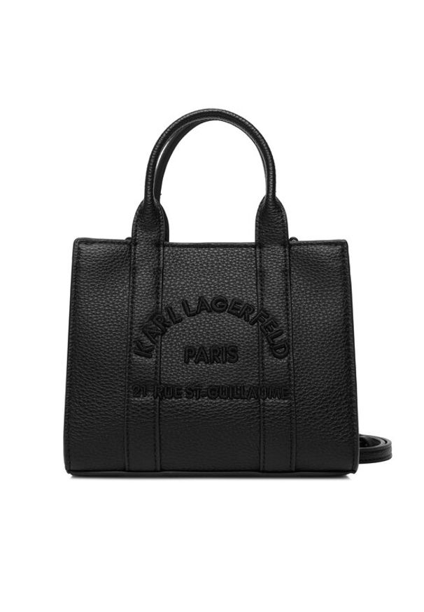 Karl Lagerfeld - KARL LAGERFELD Torebka B1W30042 Czarny. Kolor: czarny. Materiał: skórzane