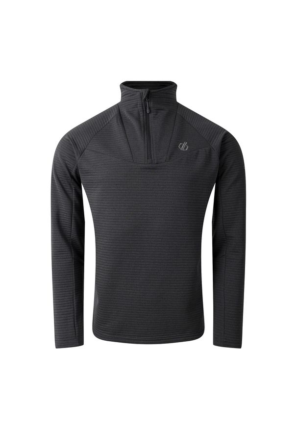 DARE 2B - Bluza męska z suwakiem 1/4 Dignify IV Dare 2b. Kolor: czarny. Materiał: tkanina. Sport: bieganie, narciarstwo