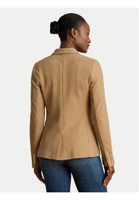 Lauren Ralph Lauren - LAUREN RALPH LAUREN Marynarka 200797305018 Beżowy Slim Fit. Kolor: beżowy. Materiał: bawełna #2