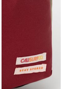 Superdry Plecak męski kolor czerwony duży z aplikacją. Kolor: czerwony. Wzór: aplikacja #3