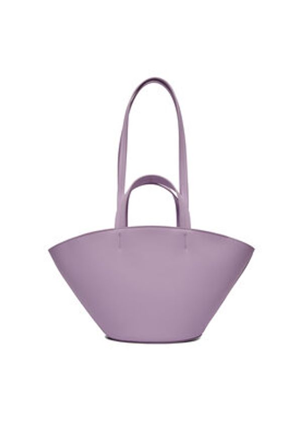 Patrizia Pepe Torebka 8B0092/L095-M480 Fioletowy. Kolor: fioletowy. Materiał: skórzane