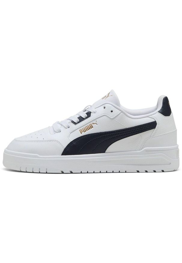Adidasy Puma Shuffle Downtown, Mężczyźni. Kolor: biały. Materiał: materiał, syntetyk