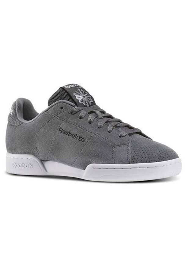 Buty do chodzenia męskie Reebok Classic Cheap. Zapięcie: sznurówki. Kolor: szary. Materiał: syntetyk, materiał. Szerokość cholewki: normalna. Model: Reebok Classic. Sport: turystyka piesza