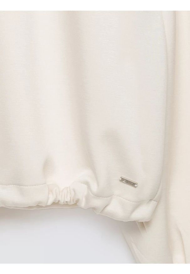 Big-Star - Bluza damska z wiskozy kremowa Lunara 102. Okazja: do domu. Kolor: kremowy. Materiał: wiskoza. Długość: długie. Styl: elegancki, sportowy