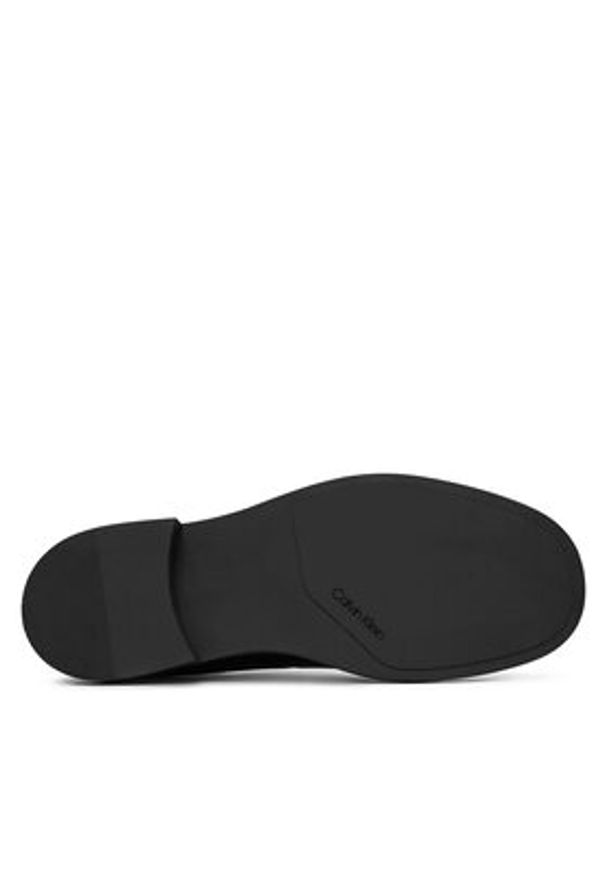 Calvin Klein Półbuty HM0HM01853 Czarny. Kolor: czarny. Materiał: skóra
