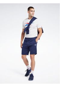 Reebok Szorty sportowe Reebok Identity Fleece Shorts HZ8799 Niebieski. Kolor: niebieski. Materiał: bawełna. Styl: sportowy #2