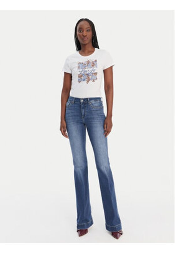 Liu Jo Jeansy UA6061 DS081 Niebieski Flare Fit. Kolor: niebieski