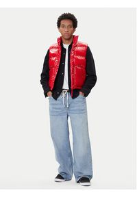 Hugo - HUGO Kamizelka 50547981 Czerwony Regular Fit. Kolor: czerwony. Materiał: syntetyk #2