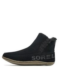 sorel - Sorel Botki Nakiska™ NL3389-011 Czarny. Kolor: czarny. Materiał: skóra, zamsz #9