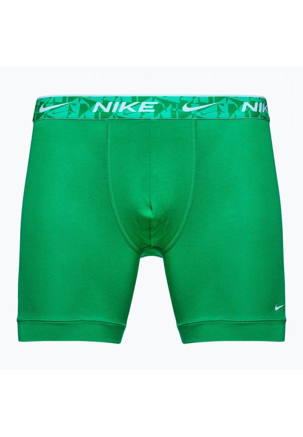 Bokserki męskie Nike Everyday Cotton Stretch 3 pary. Kolor: zielony