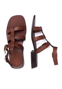 Gino Rossi Sandały LERICI-112790 Brązowy. Kolor: brązowy. Materiał: skóra #4