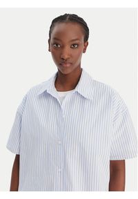 Calvin Klein Koszula LV00QS7652 Błękitny Relaxed Fit. Kolor: niebieski. Materiał: bawełna #5