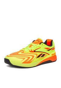 Reebok Buty na siłownię EO-NANO X5 EDGE 100249412 Żółty. Kolor: żółty. Materiał: materiał. Sport: fitness #4