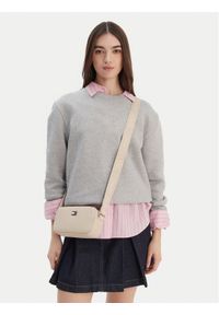 Tommy Jeans Torebka Tjw Daily Elevated Camera Bag AW0AW18065 Beżowy. Kolor: beżowy. Materiał: skórzane #1