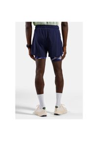 Spodenki męskie Odlo ZEROWEIGHT 5 INCH 2-in-1 short. Kolor: niebieski. Długość: krótkie. Sezon: lato