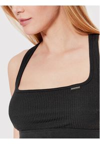 Chantelle Biustonosz top Cotton Comfort C15P10 Czarny. Kolor: czarny. Materiał: bawełna