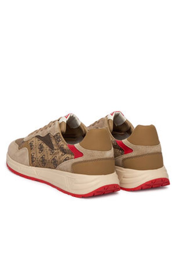 Guess Sneakersy 180542 Beżowy. Kolor: beżowy. Materiał: materiał