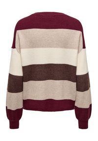 only - ONLY Sweter Atia 15220044 Fioletowy Regular Fit. Kolor: fioletowy. Materiał: wiskoza, syntetyk #3