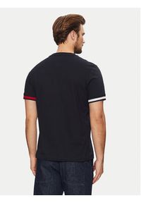 TOMMY HILFIGER - Tommy Hilfiger T-Shirt Global Stripe MW0MW38078 Granatowy Regular Fit. Kolor: niebieski. Materiał: bawełna #4