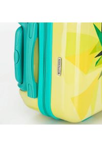 Wittchen - Zestaw walizek z ABS-u z nadrukiem żółty. Kolor: żółty. Materiał: guma. Wzór: nadruk. Styl: wakacyjny #3